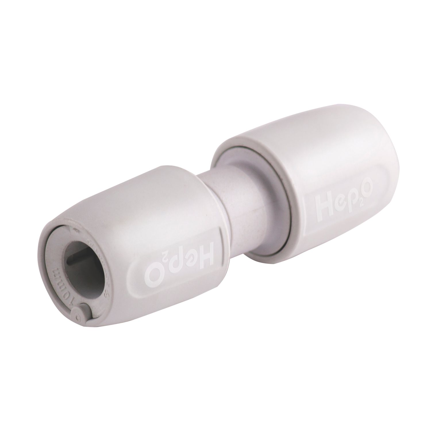 Hep2O Plastic Push-Fit Equal Coupler 10mm (9982F)