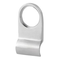 Smith & Locke  Satin Chrome Cylinder Door Pull Latch 40mm