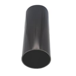 FloPlast  Push-Fit Plain-End Pipes Cast Iron Effect 110mm x 1.8m 2 Pack