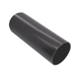 FloPlast  Push-Fit Plain-End Pipes Cast Iron Effect 110mm x 1.8m 2 Pack