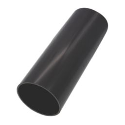 FloPlast  Push-Fit Plain-End Pipes Cast Iron Effect 110mm x 1.8m 2 Pack