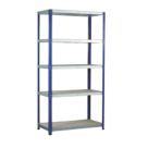 Barton Ecorax 5-Tier Metal Garage Shelving Unit 900mm x 450mm x 1760mm