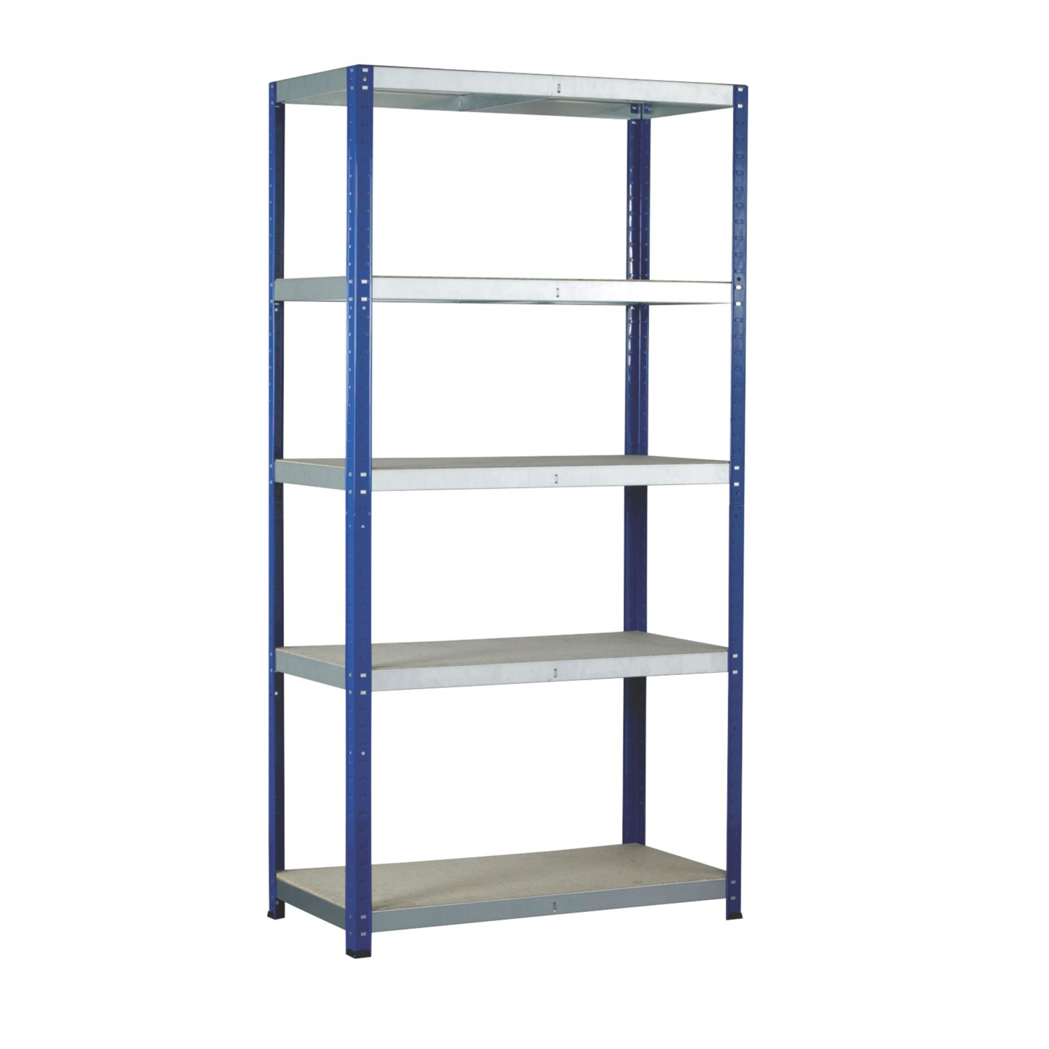 Barton Ecorax 5-Tier Metal Garage Shelving Unit 900mm x 450mm x 1760mm (99871)