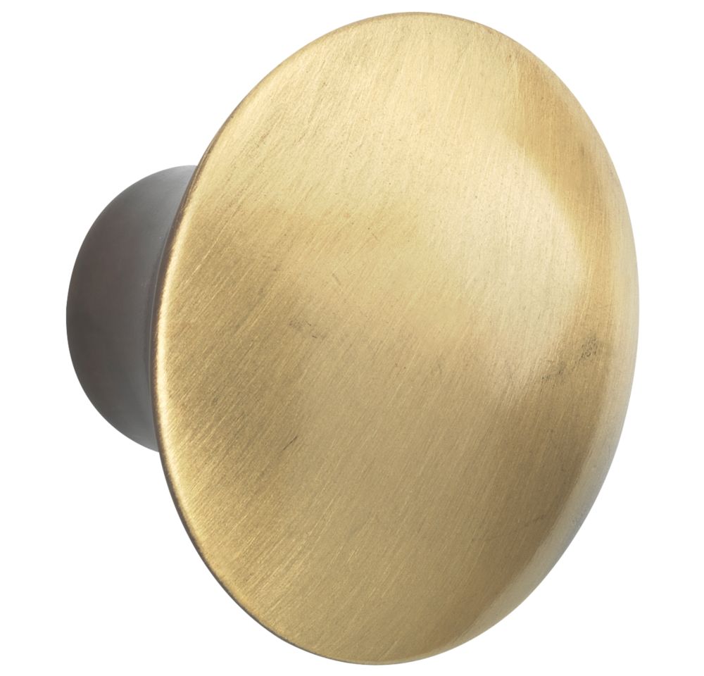 Urfic Domed Knob Brushed Bronze 35mm Screwfix