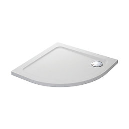 Mira Flight Safe Quadrant Shower Tray White 800mm x 800mm x 40mm