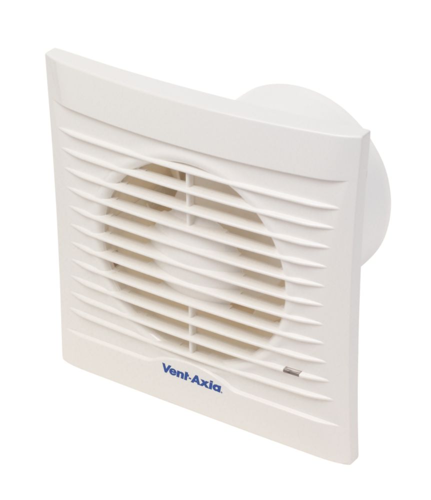 Vent-Axia 454056 100mm (4") Axial Bathroom Extractor Fan with Timer White 230V