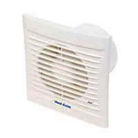 Vent-Axia 454056 100mm Axial Bathroom Extractor Fan with Timer White 230V