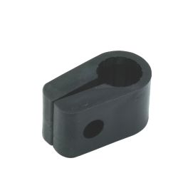 Tower Black Round CC5 Cable Cleats 13mm 25 Pack