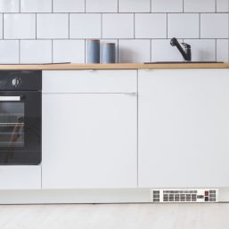 TCP  2kW Electric Plinth-Mounted Heater Silver