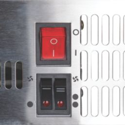 TCP  2kW Electric Plinth-Mounted Heater Silver