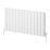 Reina Loco Double 600mm x 1230mm 4567BTU White Horizontal Designer Radiator