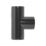 FloPlast Overflow Tee Black 21.5mm 5 Pack