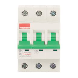 Contactum Defender 6A TP B Curve 3-Phase MCB