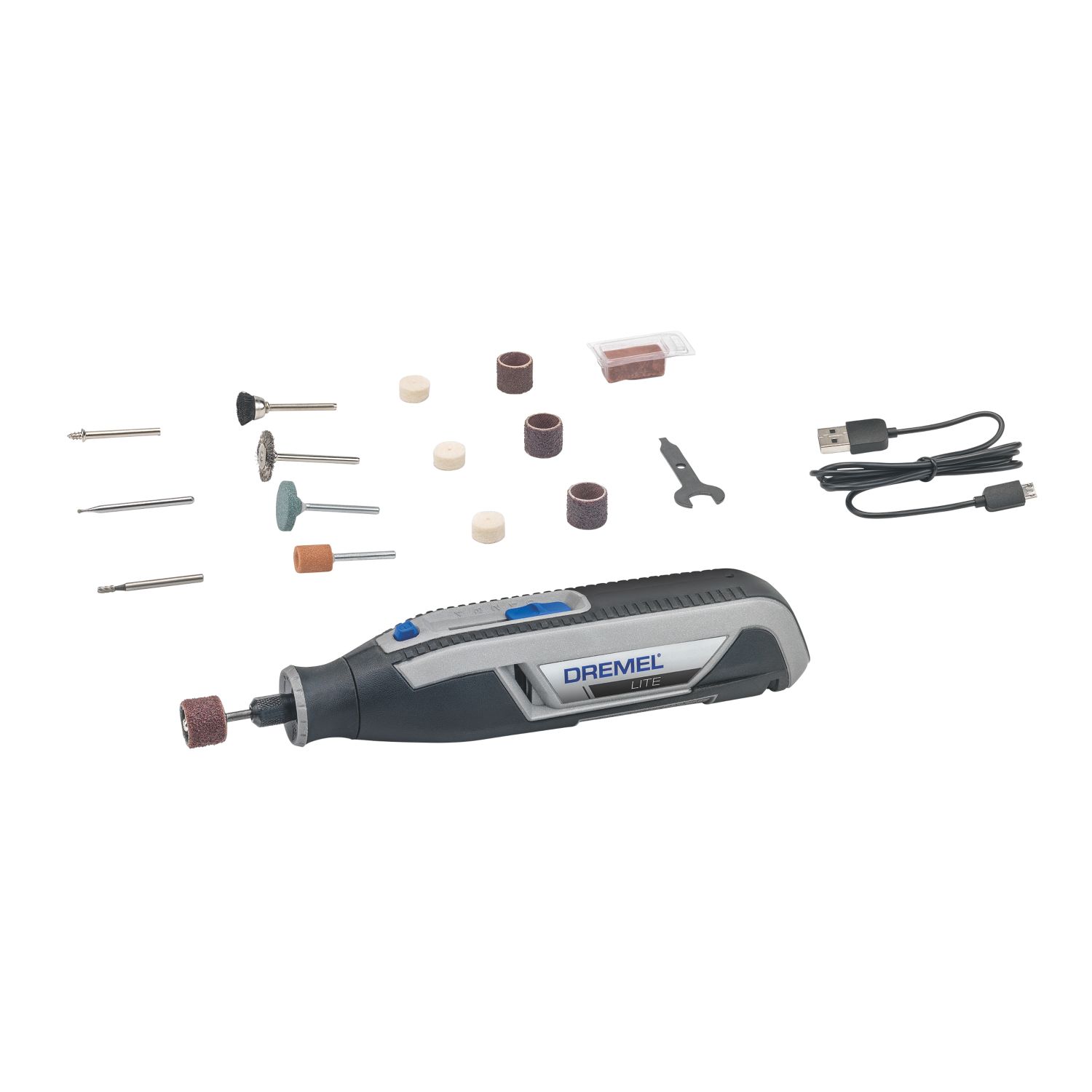 Dremel LITE 7760-15 3.6V 1 x 2.0Ah Li-Ion Cordless Multi-Tool Kit (998JX)