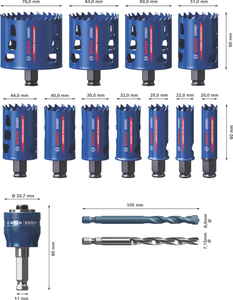 Bosch hole saw set screwfix new arrivals