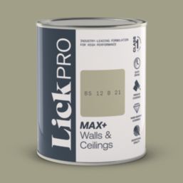 LickPro Max+ 1Ltr Green BS 12 B 21 Matt Emulsion  Paint