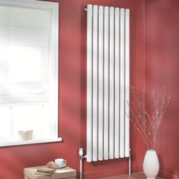 Ximax Erupto 1800mm x 585mm 5570BTU White Vertical Designer Radiator