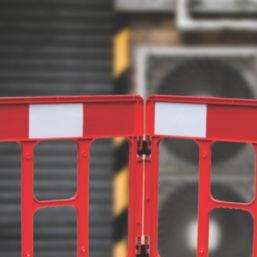 JSP Workgate 4-Gate Barrier Red 838mm