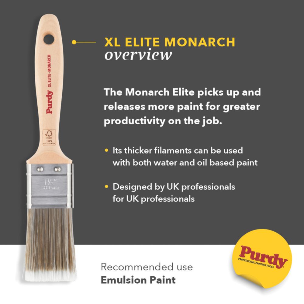 Pinceau Purdy XL Elite Monarch – Qualité Pro Pour Une Peinture Sans Traces