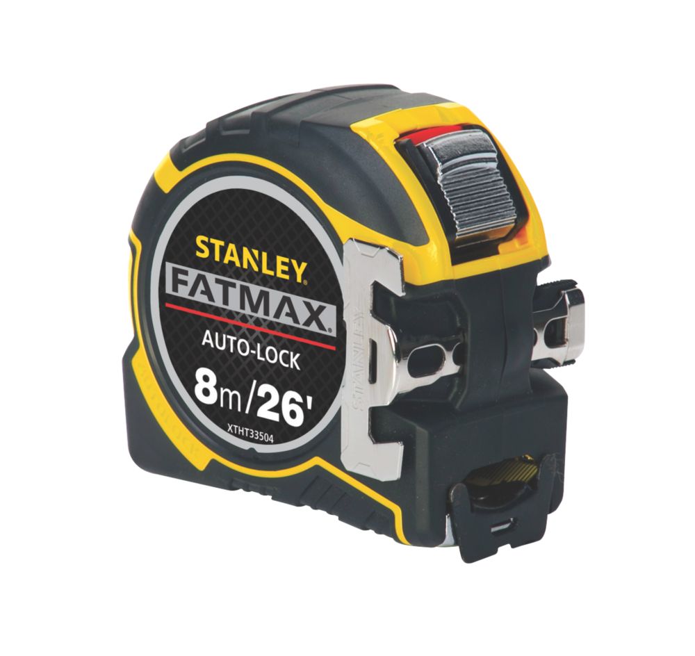 Auto lock store tape measure