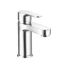 Aqualisa Central Chrome 137mm Standard Lever Mono Basin Pillar Tap  With Clicker Waste