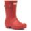 Hunter Original Short Size 3 Womens Red Non Safety Wellies