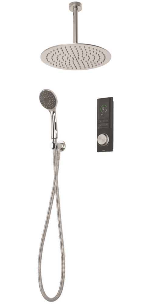 Triton H2ome GravityPumped Ceiling & Rear Fed Dual Outlet Chrome