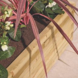 Rowlinson Heritage Rectangular Planter Natural 40cm x 94.5cm x 37cm