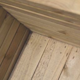 Rowlinson Heritage Rectangular Planter Natural 40cm x 94.5cm x 37cm