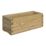 Rowlinson Heritage Rectangular Planter Natural 40cm x 94.5cm x 37cm