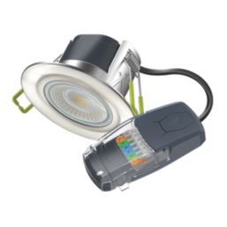 Collingwood H2 Lite Select Fixed  Fire Rated LED Downlight Brushed Steel 5W 600-650lm