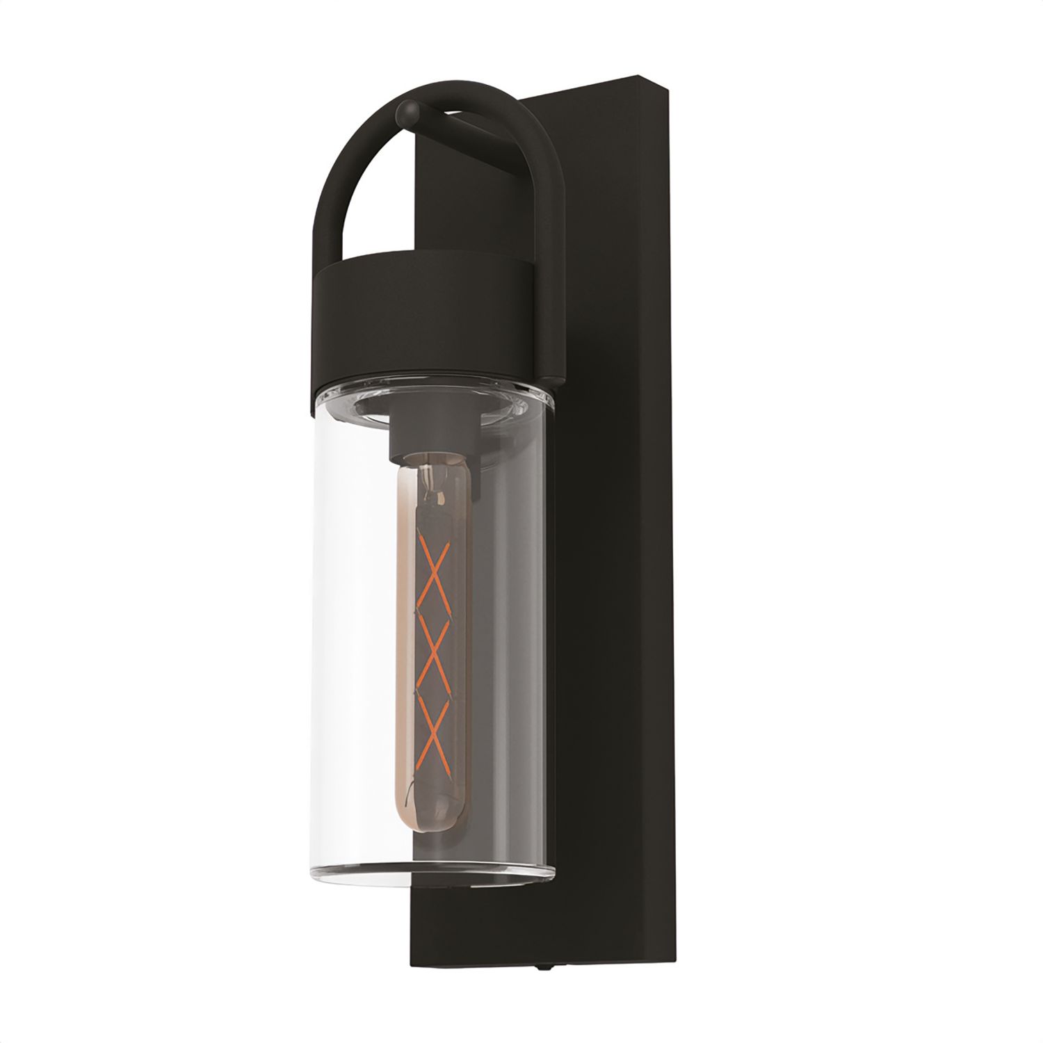 Eglo Carraro Outdoor 260mm Wall Light Black (999PL)