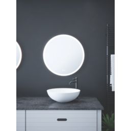 Light Tech Mirrors Sofia Round Illuminated LED Mirror With 3000lm LED Light 600mm x 600mm