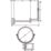 Hansgrohe AddStoris Shaving Mirror Brushed Bronze 208mm x 344mm x 283mm
