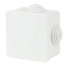 Vimark 4-Entry Square Junction Box with Knockouts 82mm x 52mm x 82mm