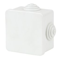 Vimark 4-Entry Square Junction Box with Knockouts 82mm x 52mm x 82mm