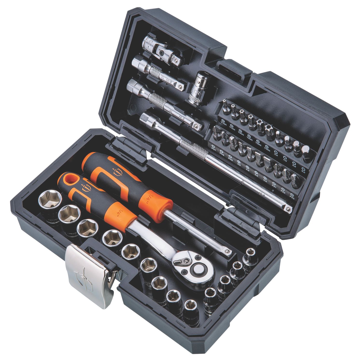 Magnusson 1/4" Drive Standard Socket Set 40 Pieces (999XX)