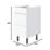 Pragma  3-Drawer Matt White 400mm x 590mm x 860mm Flat Packed Kitchen Base Unit