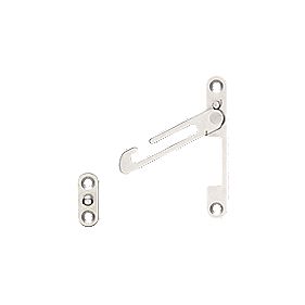 Mila Window Restrictor Brushed Stainless Steel 100mm