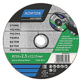 Norton  Masonry\/Stone Stone Cutting Disc 9\