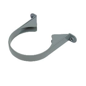 FloPlast  Pipe Clips Grey 110mm 5 Pack