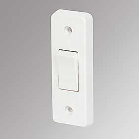 Crabtree Capital 10A 1-Gang 2-Way Light Switch  White