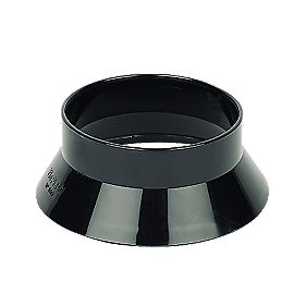 FloPlast  Solvent Weld Weathering Collar Black 110mm