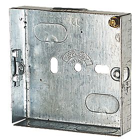 Appleby  1-Gang Galvanised Steel Knockout Box 16mm