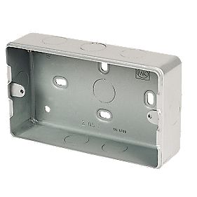 MK  4-Module Grid Metal-Clad Switch Box 40mm