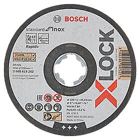 Bosch X-Lock Stainless Steel Cutting Disc 5\