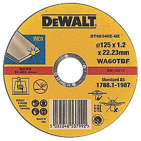 DeWalt DT42340TZ-QZ Stainless Steel Cutting Disc 5\