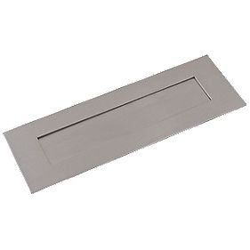 Eclipse External Letter Plate Satin Stainless Steel 330 x 110mm