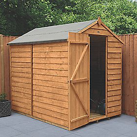 Forest 5' x 7' (Nominal) Apex Overlap Timber Shed with