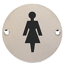 Female Toilet Sign 76mm